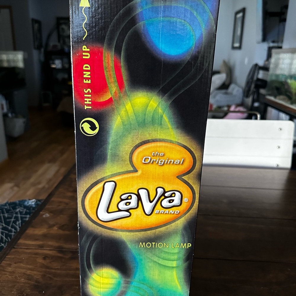 Lava Brand Motion Lamp with Colorful Display
